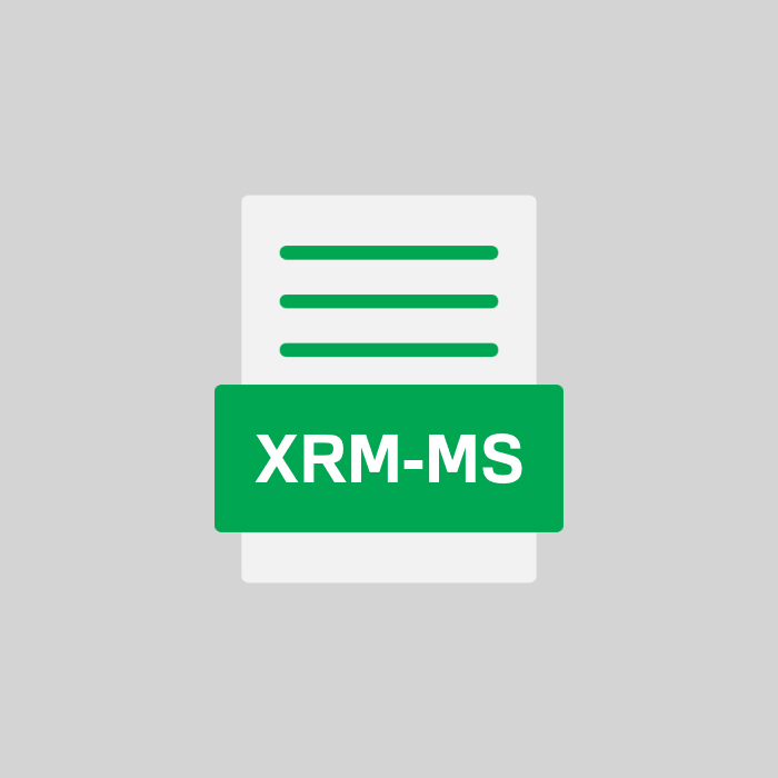 XRM-MS Endung