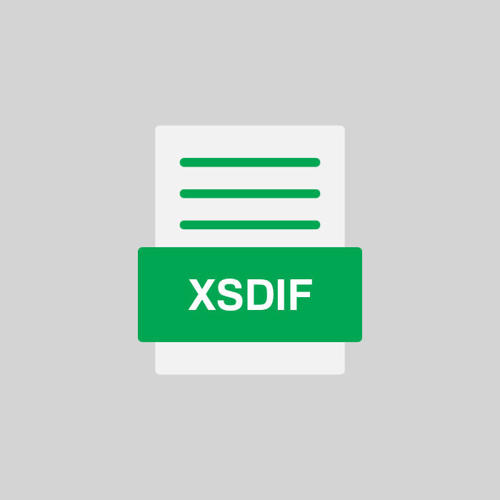 XSDIF Endung