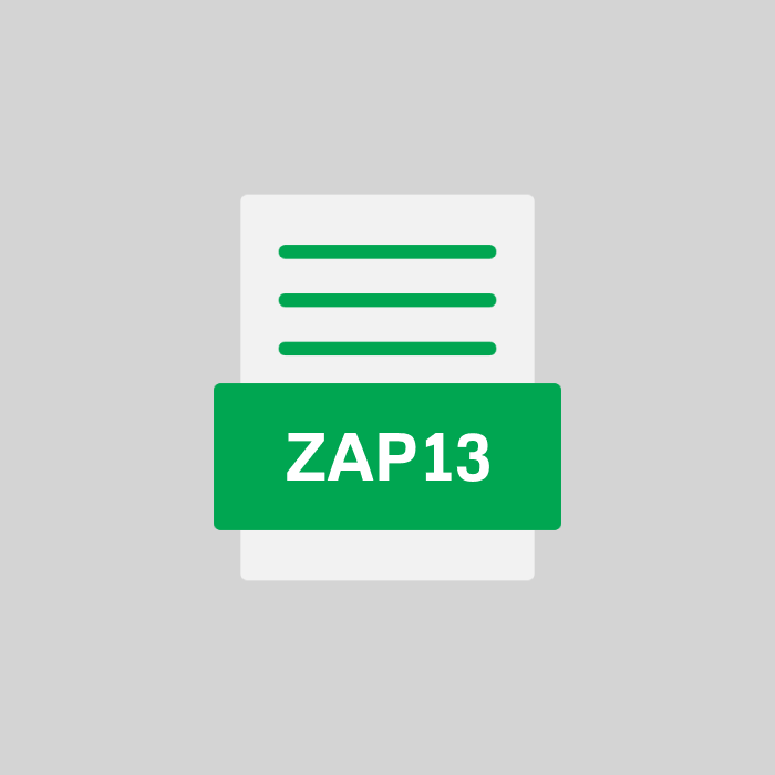 ZAP13 Endung