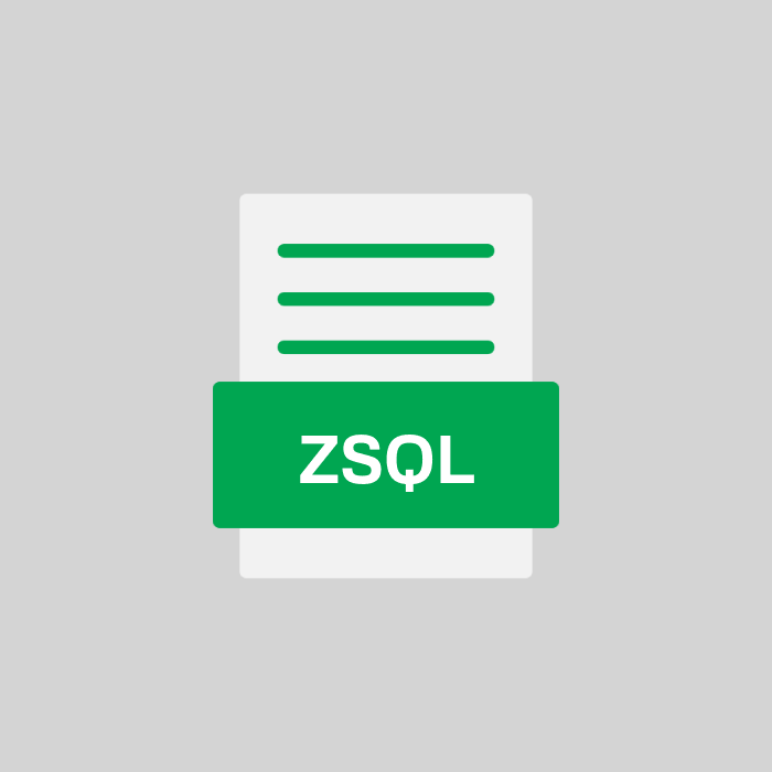 ZSQL Endung