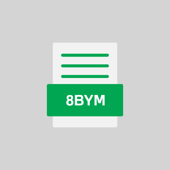 8BYM Endung