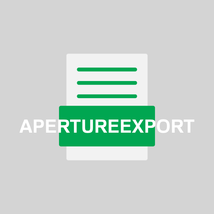 APERTUREEXPORT Endung