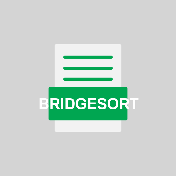 BRIDGESORT Endung