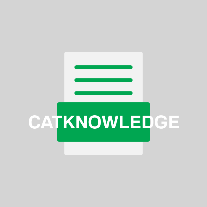 CATKNOWLEDGE Endung