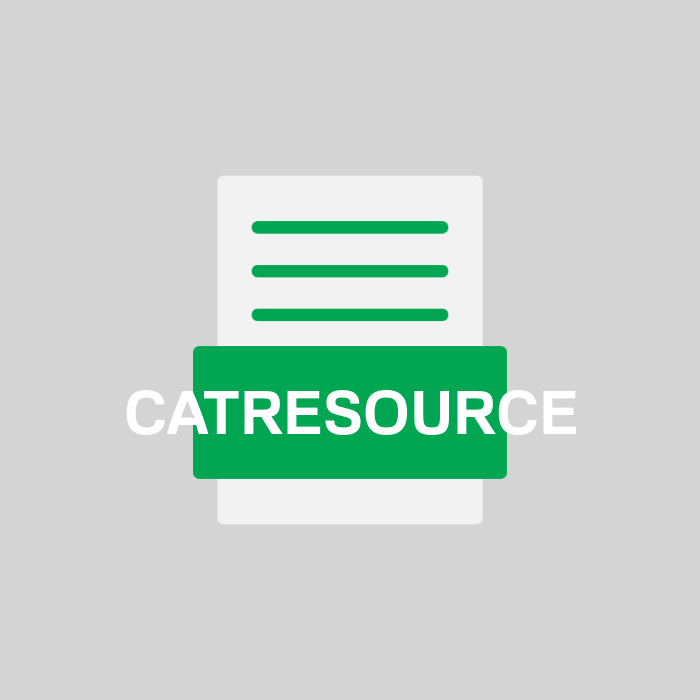 CATRESOURCE Endung