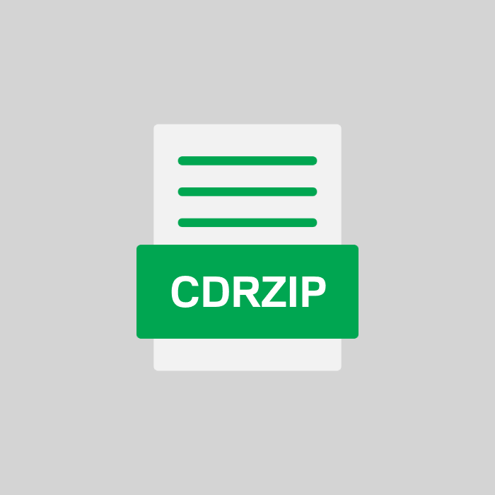 CDRZIP Endung