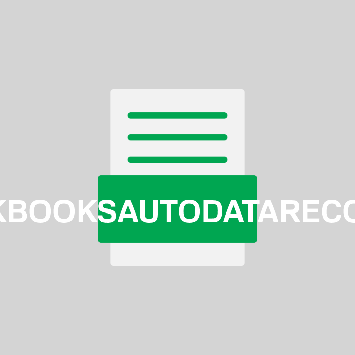 QUICKBOOKSAUTODATARECOVERY Endung