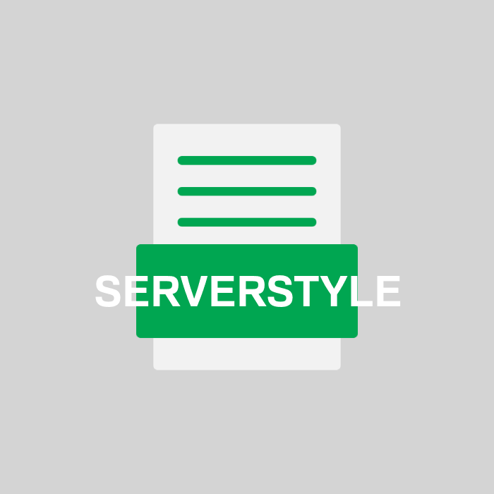 SERVERSTYLE Endung