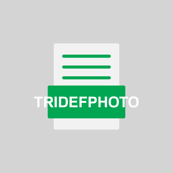 TRIDEFPHOTO Endung