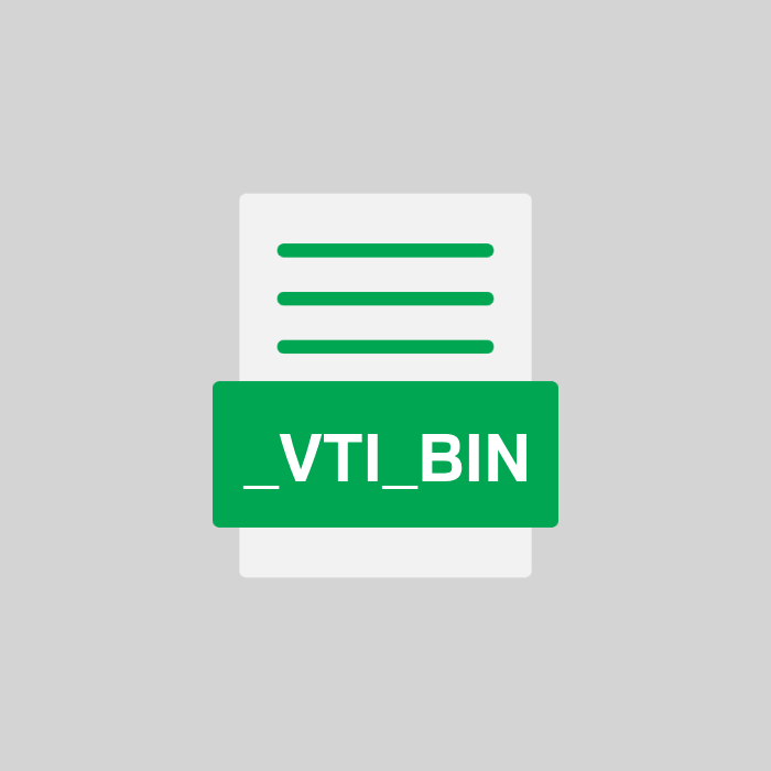 _VTI_BIN Endung