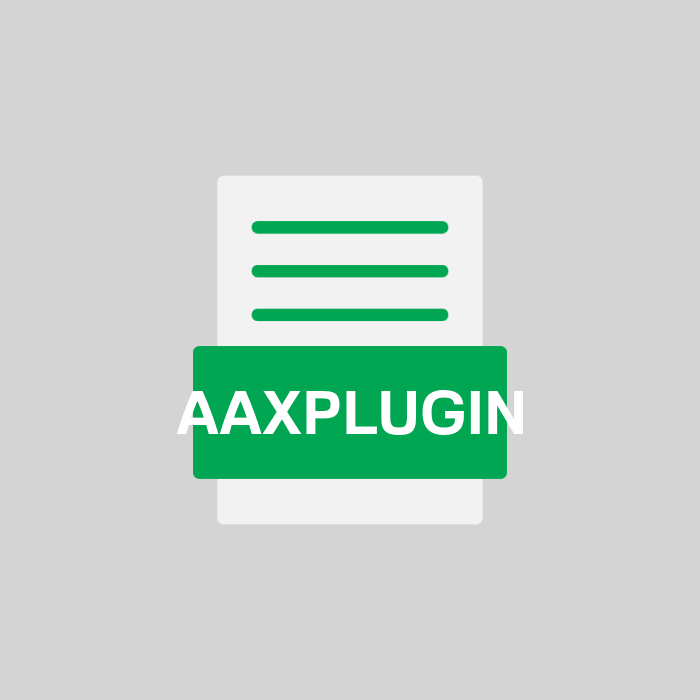 AAXPLUGIN Endung