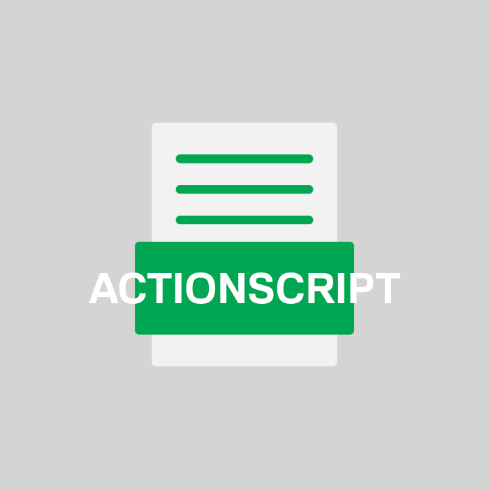 ACTIONSCRIPT Endung