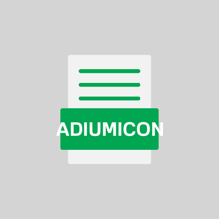 ADIUMICON Endung