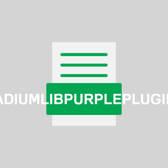 ADIUMLIBPURPLEPLUGIN Endung