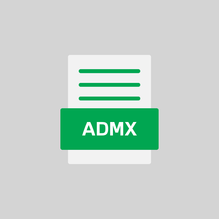 ADMX Endung