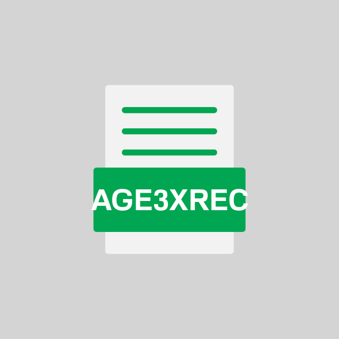 AGE3XREC Endung