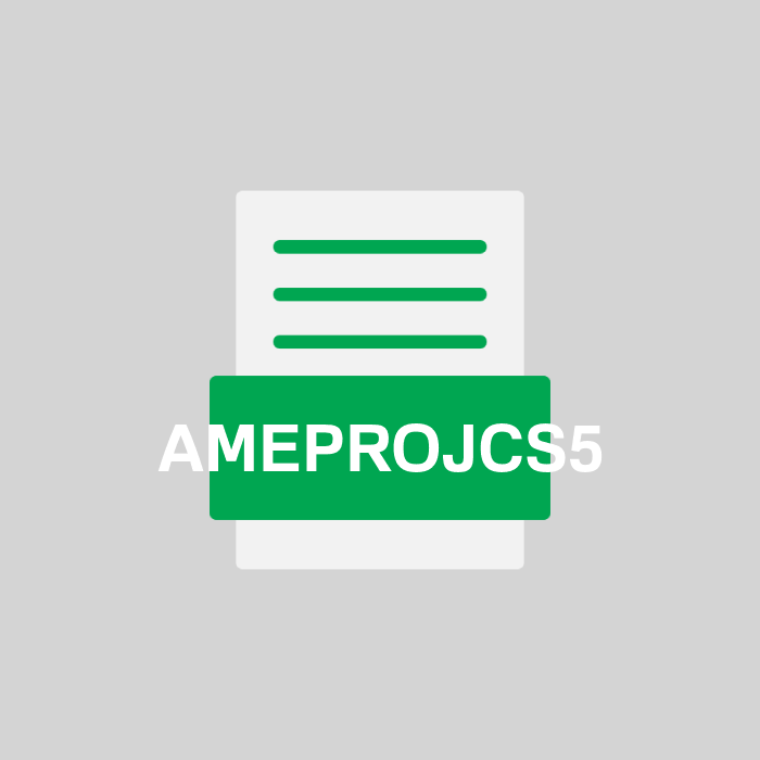 AMEPROJCS5 Endung