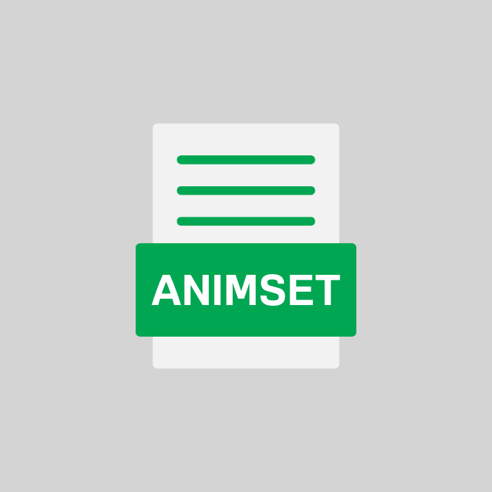 ANIMSET Endung