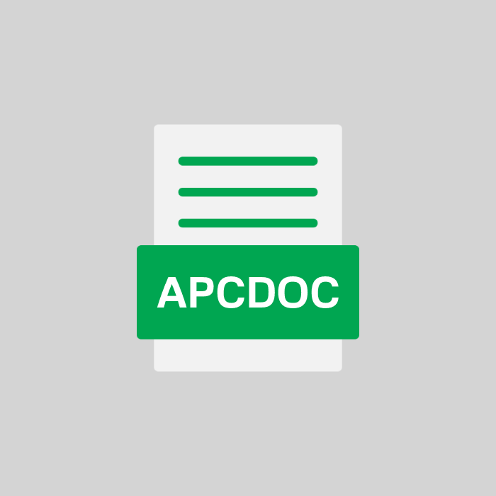 APCDOC Endung