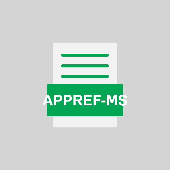 APPREF-MS Endung