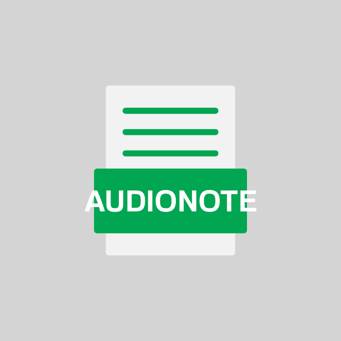 AUDIONOTE Endung