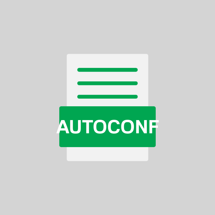 AUTOCONF Endung