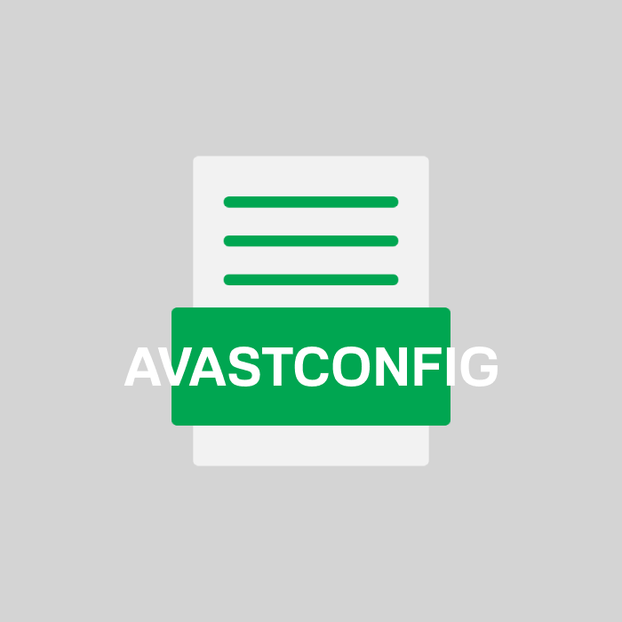 AVASTCONFIG Endung