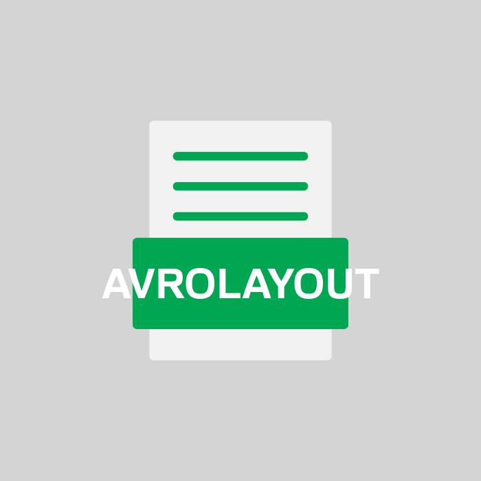 AVROLAYOUT Endung