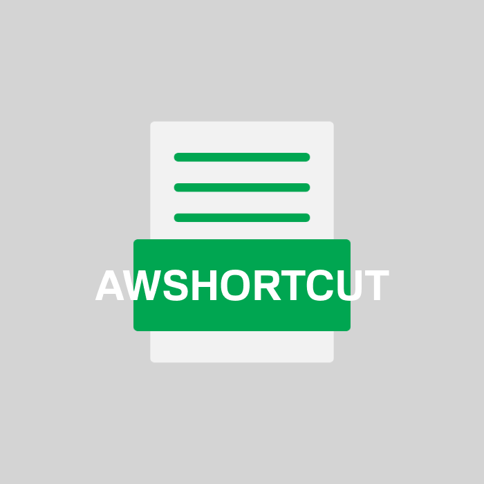 AWSHORTCUT Endung