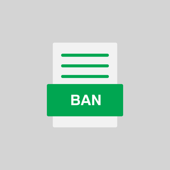 BAN Endung