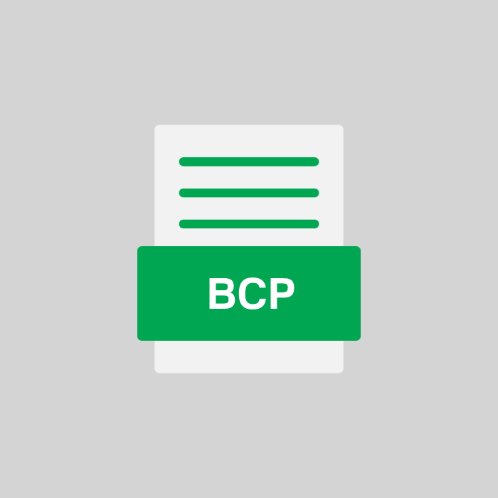 BCP Datei