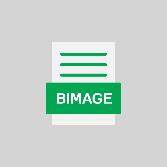 BIMAGE Endung