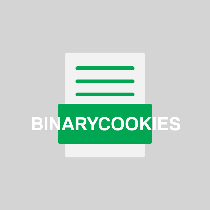 BINARYCOOKIES Endung