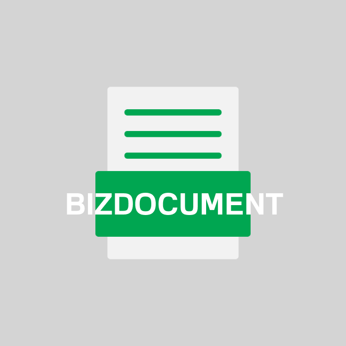 BIZDOCUMENT Endung