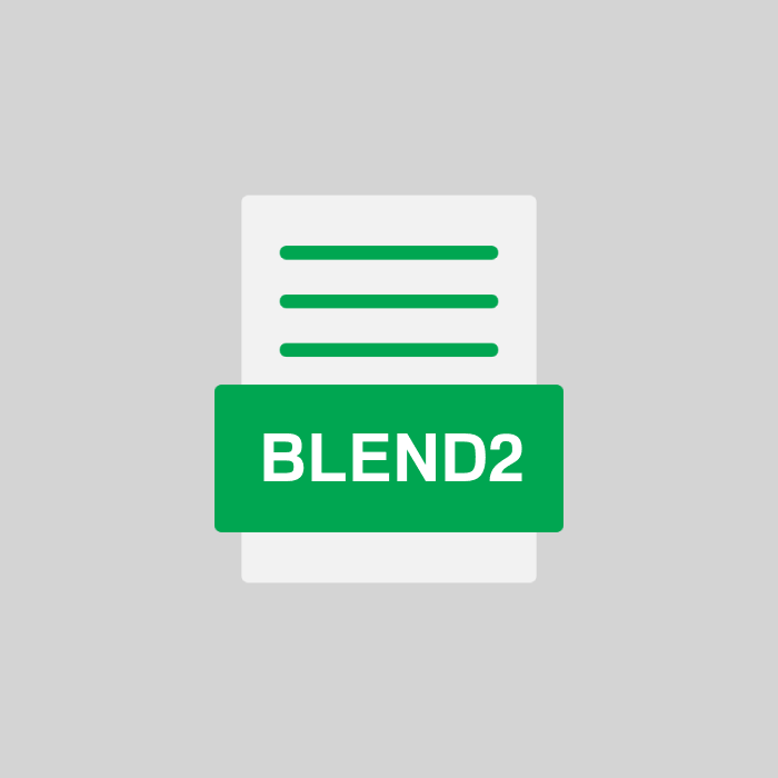 BLEND2 Endung