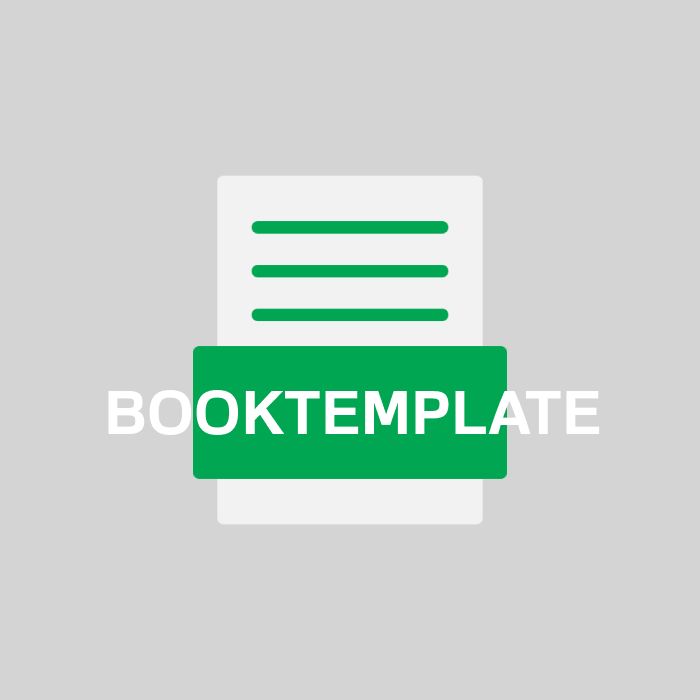 BOOKTEMPLATE Endung