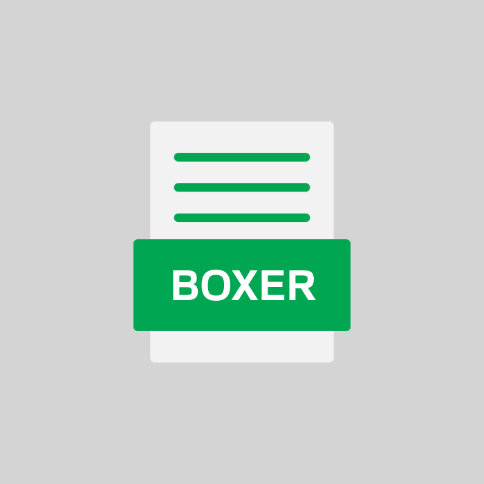 BOXER Endung