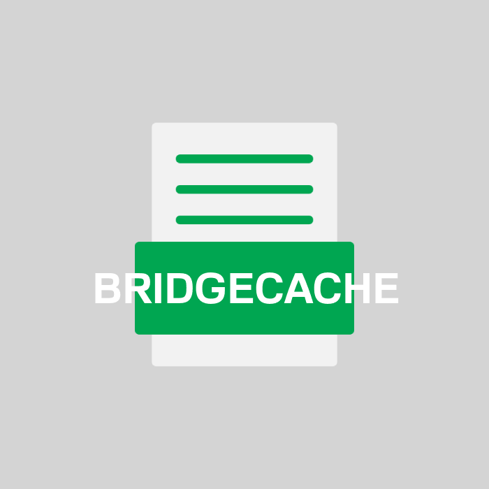 BRIDGECACHE Endung