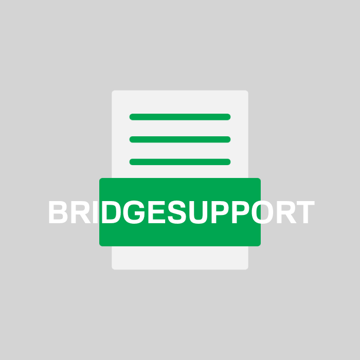 BRIDGESUPPORT Endung