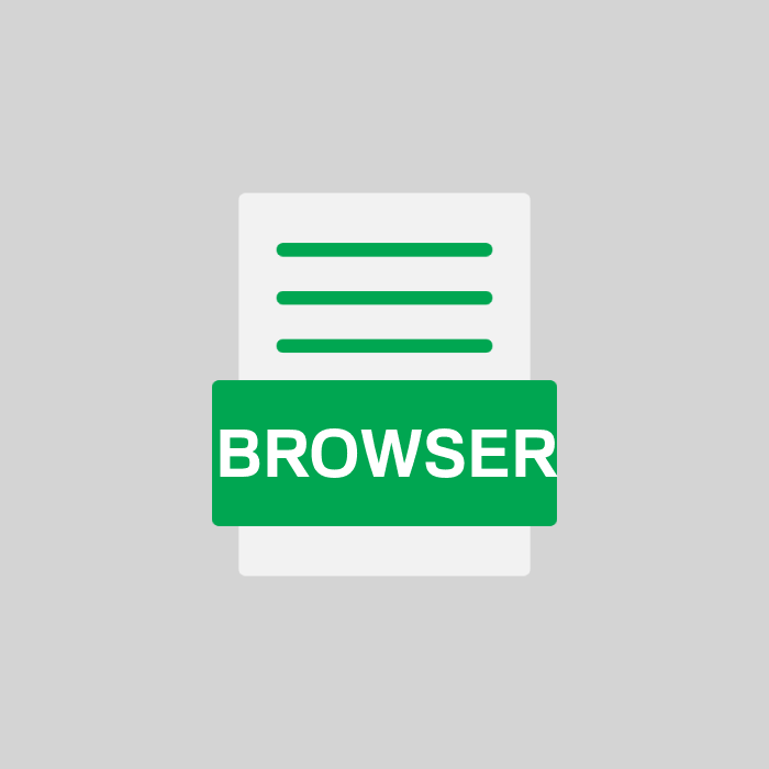 BROWSER Endung