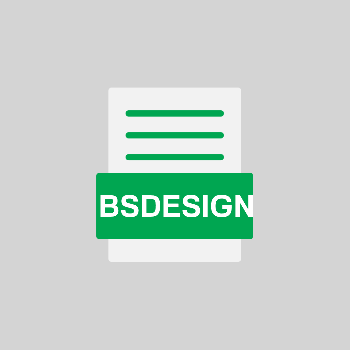 BSDESIGN Endung