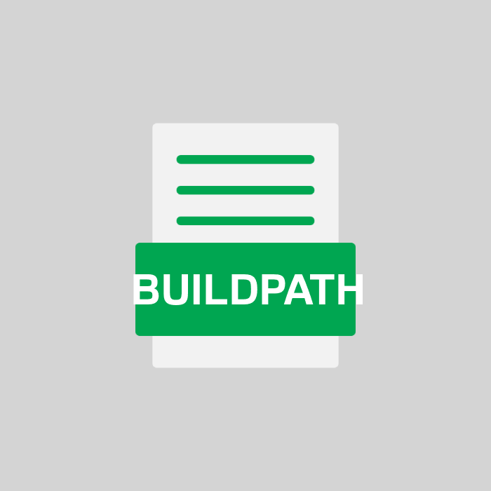 BUILDPATH Endung