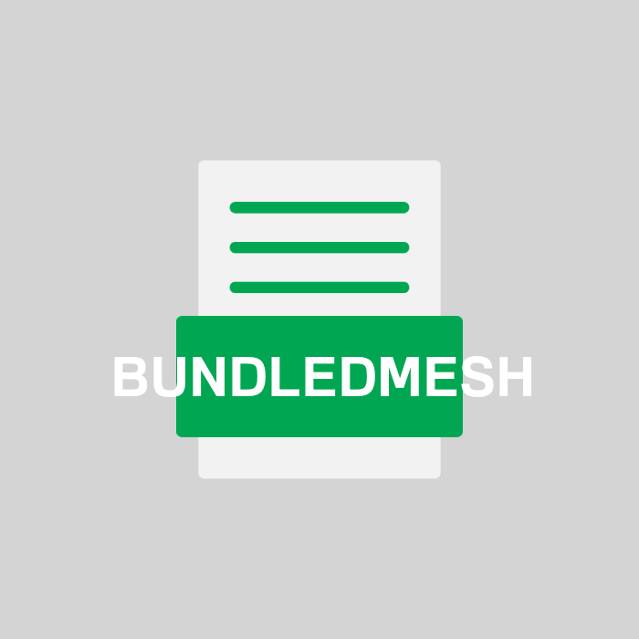 BUNDLEDMESH Endung