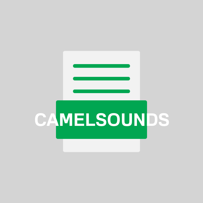 CAMELSOUNDS Endung