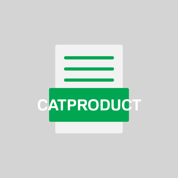 CATPRODUCT Datei