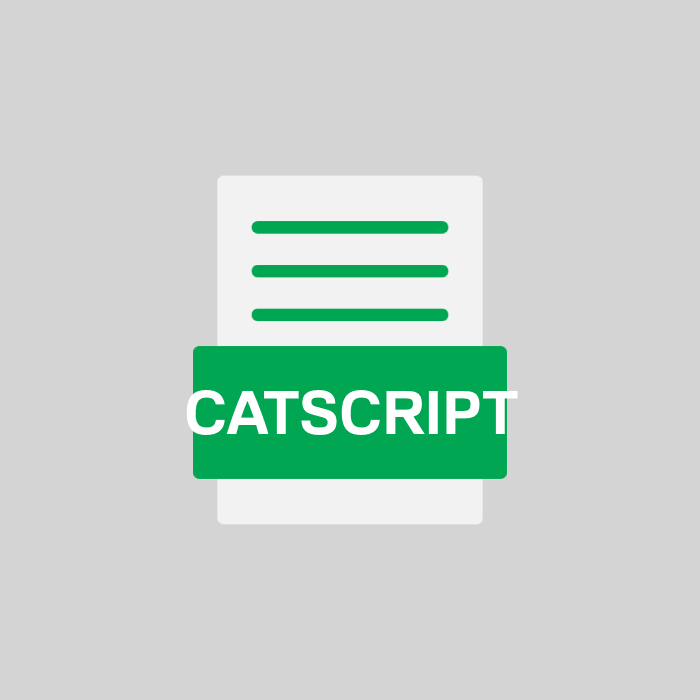 CATSCRIPT Endung