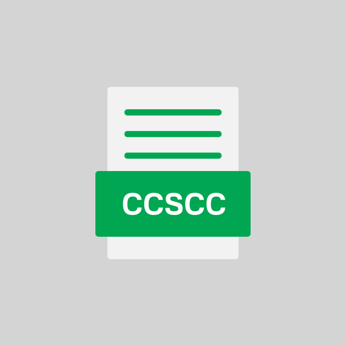 CCSCC Endung