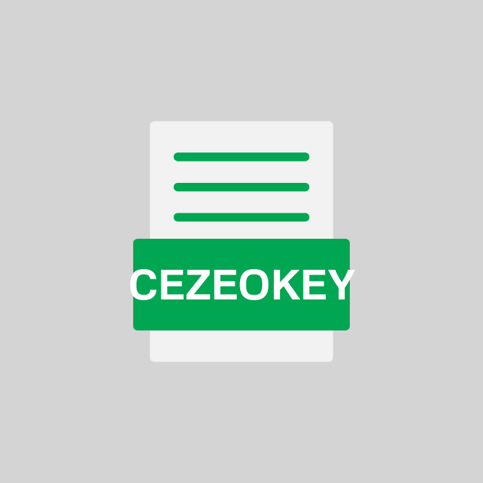 CEZEOKEY Endung