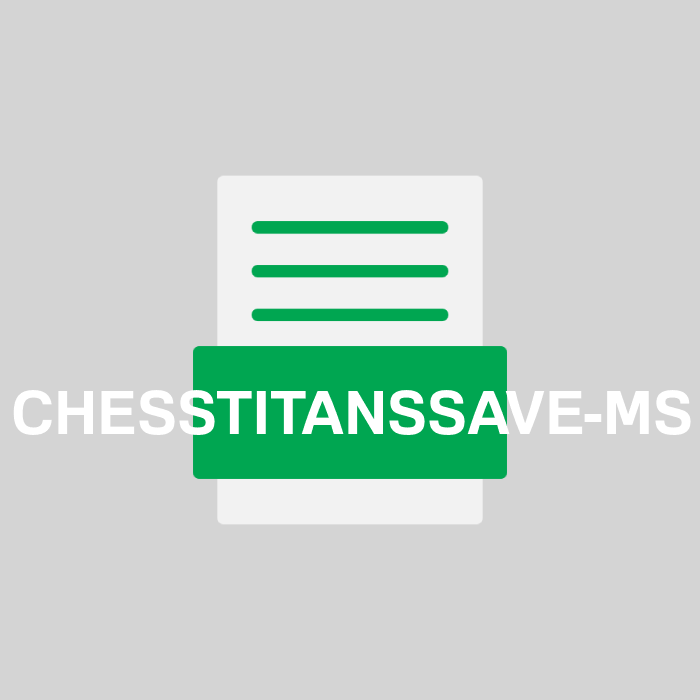 CHESSTITANSSAVE-MS Endung