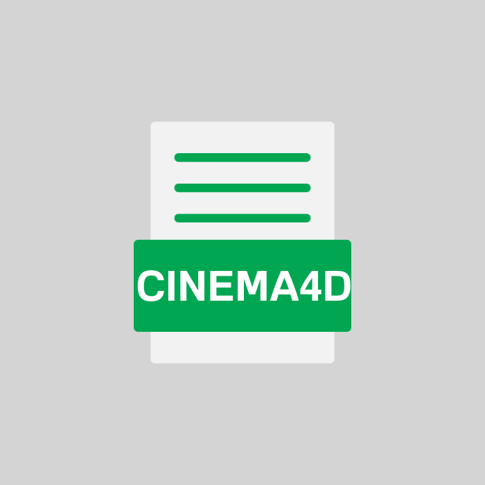 CINEMA4D Endung